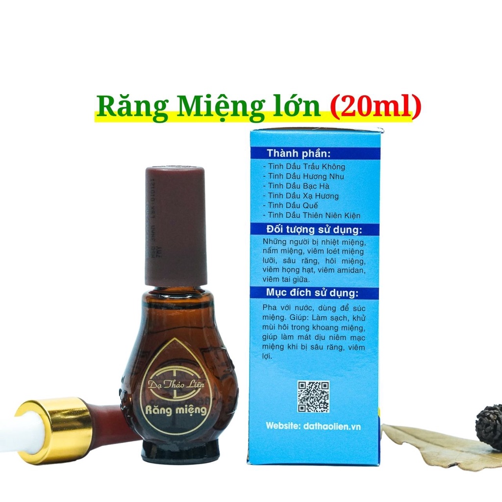 20ml Tinh Dầu răng Miệng Dạ Thảo Liên Chính Hãng