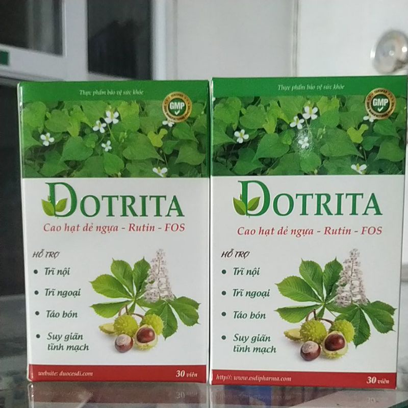 Combo 2lọ Dotrita tốt trĩ - bền vững thành mạch- táo bón