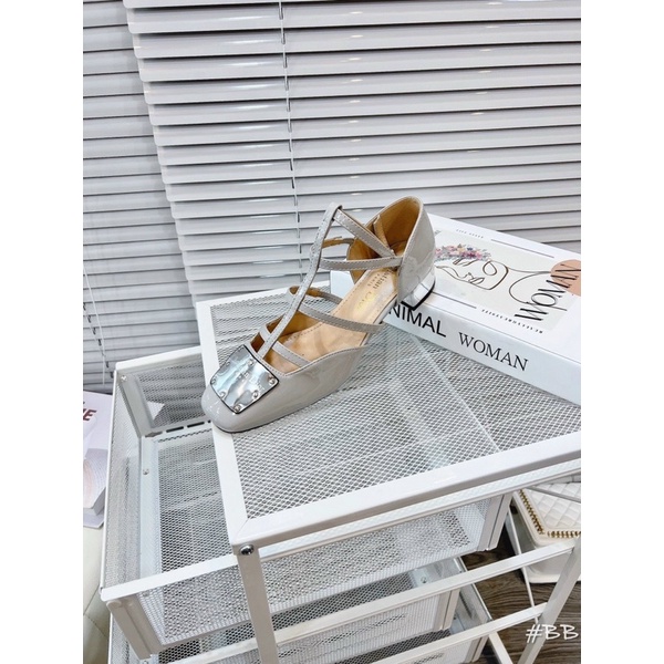 Sandal Dior Giọ Nude Ghi Full Size 35-39  -  By Anh Dinh Phuong