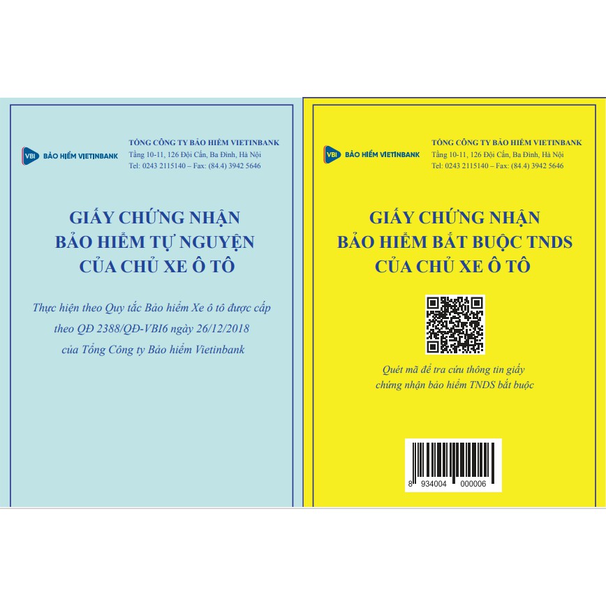TOÀN QUỐC [ E-Voucher] BẢO HIỂM ĐIỆN TỬ Ô TÔ TNDS TRÁCH NHIỆM DÂN SỰ &NGƯỜI NGỒI TRÊN XE 6 đến 11 chỗ- VBI - VETINBANK
