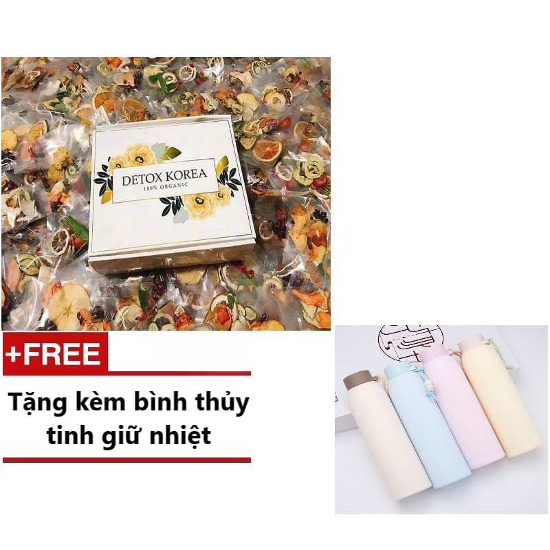 [HOT] Set Detox liệu trình 30 gói - Tặng 1 bình thủy tinh bọc silicone chịu nhiệt cao cấp dung tích 420ml | BigBuy360 - bigbuy360.vn