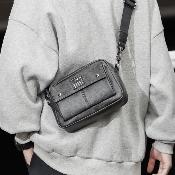 Túi Xách Da Đeo Chéo Nam Thời Trang OUMU Da Chống Nước Trầy Cao Cấp