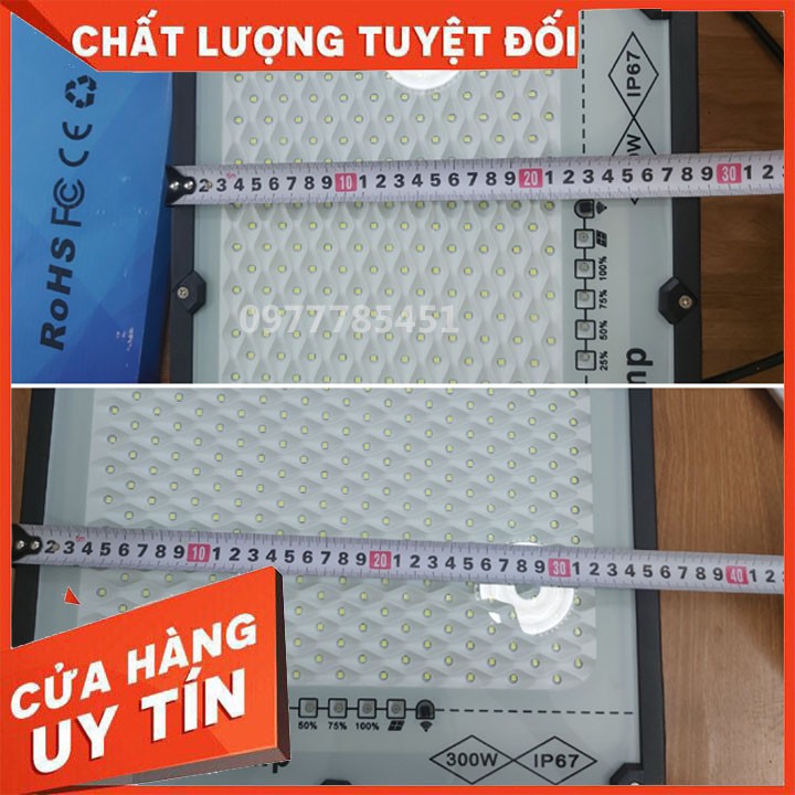 Đèn Pha Tổ Ong 300w năng lượng mặt trời chống lóa - Siêu Sáng, Siêu Bền, Siêu Tiết Kiệm