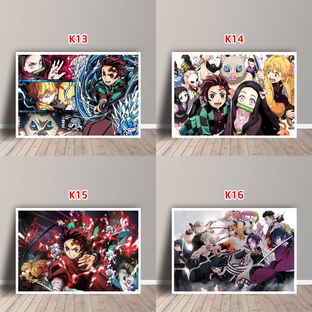 Tấm Postcard Cao Cấp Anime Kimetsu No YaiBa