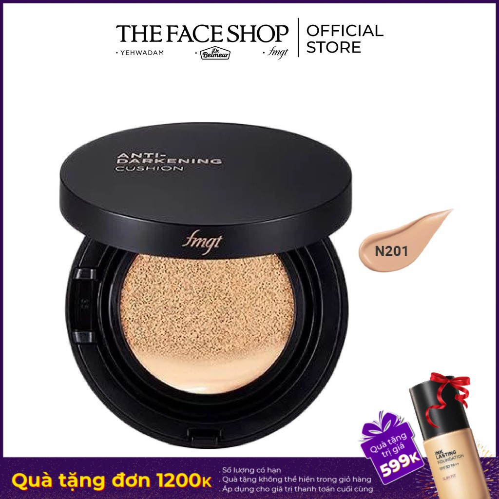 Phấn Nước Trang Điểm TheFaceShop Anti Darkening Cushion.Ex 15G(HSD 12/2022)