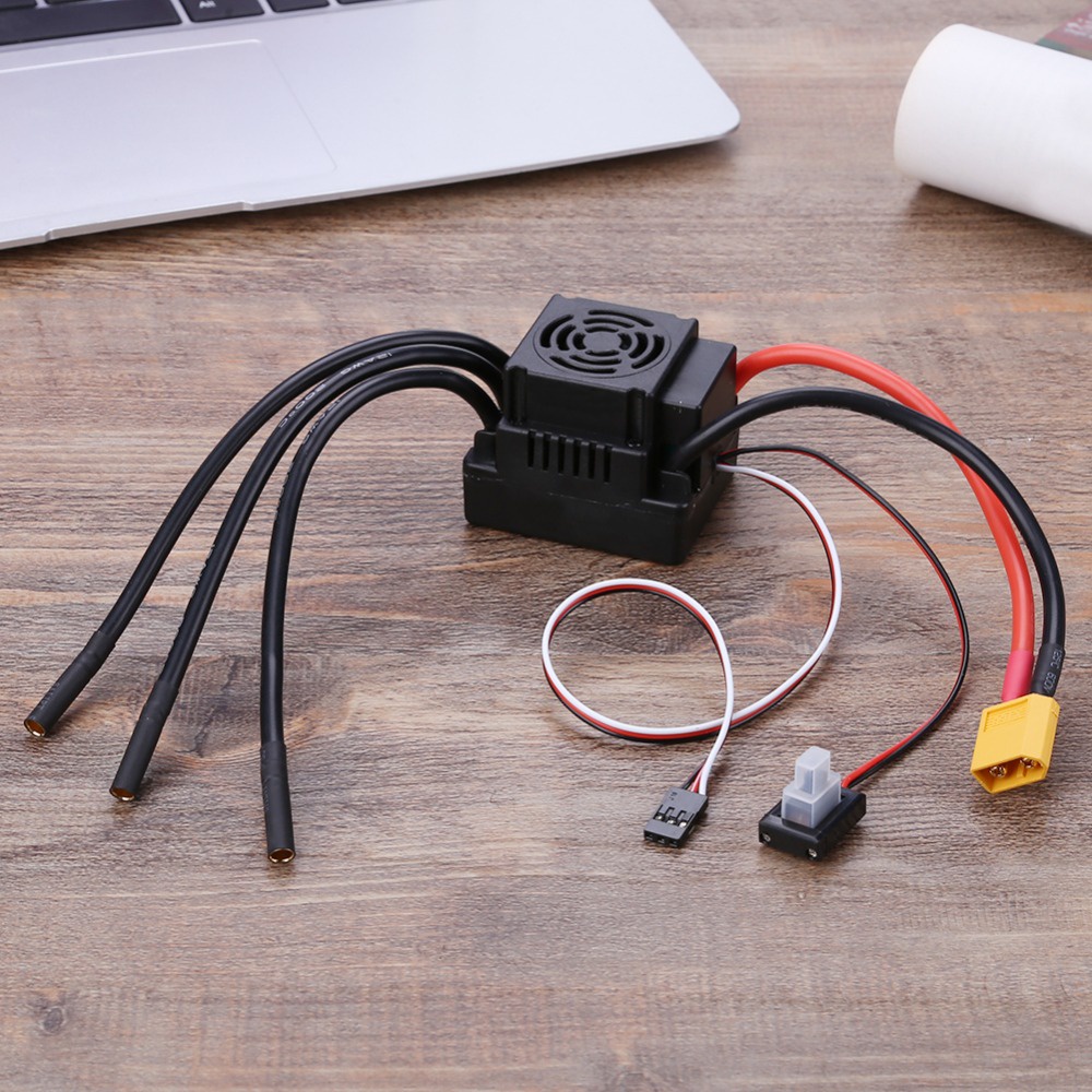 Bộ Điều Khiển Tốc Độ Không Chổi Than 80A ESC 5.8V / 3A SBEC 2-4S Cho Xe Hơi 1/8 1:8 RC
