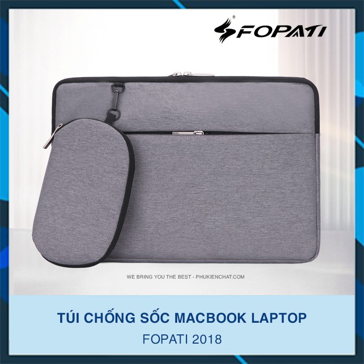 [SALE ]Túi chống sốc Laptop Macbook FOPATI 2018 (Tặng kèm túi) (Chính hãng)