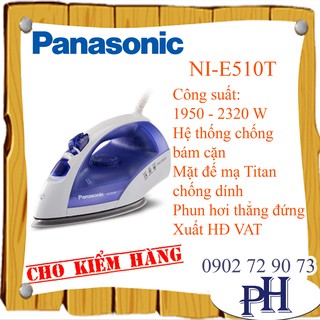 Bàn ủi hơi nước Panasonic NI-E510T (PABU-NI-E510TDRA)