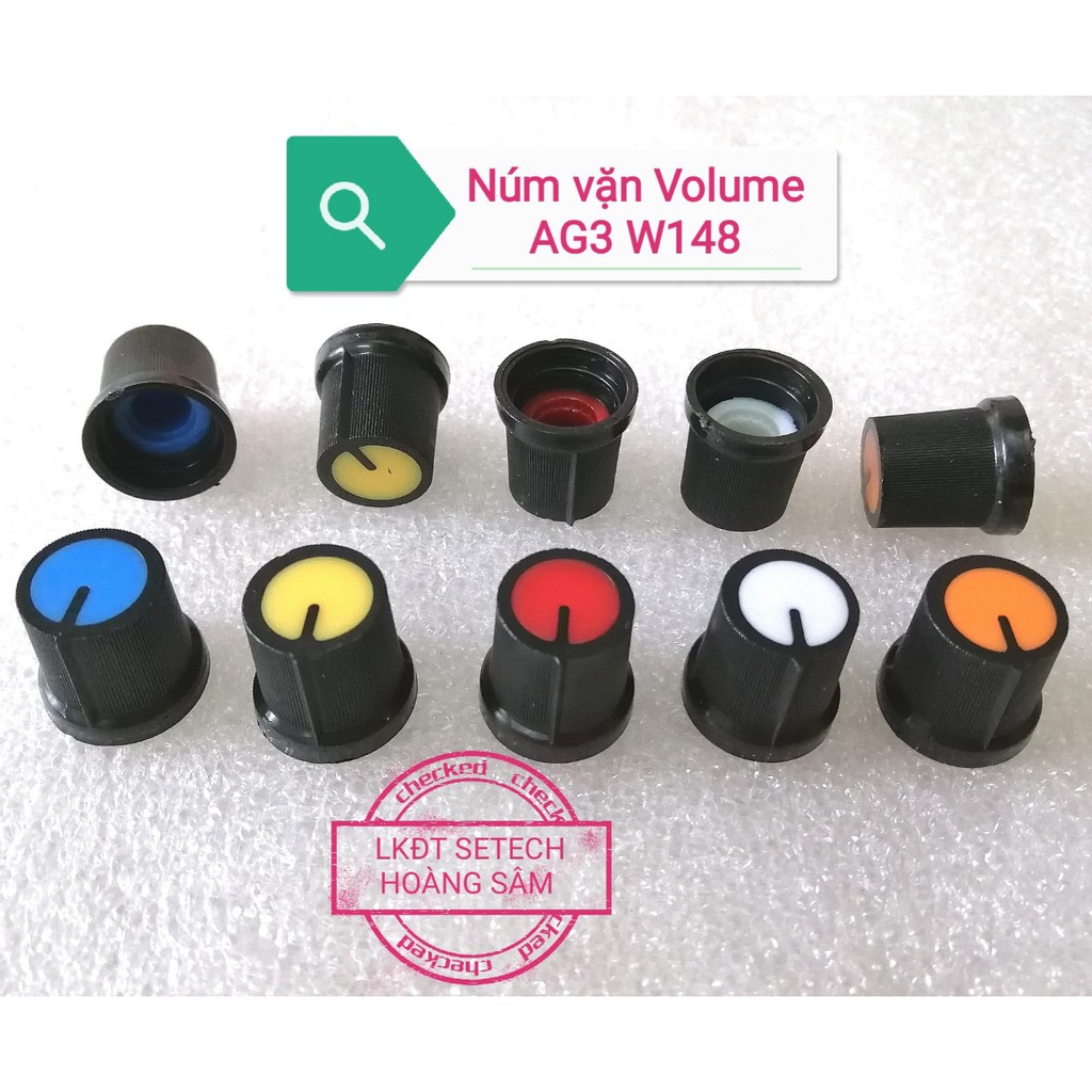 Núm vặn Volume núm nhựa AG3 WH148 nhiều màu( 1 chiếc)