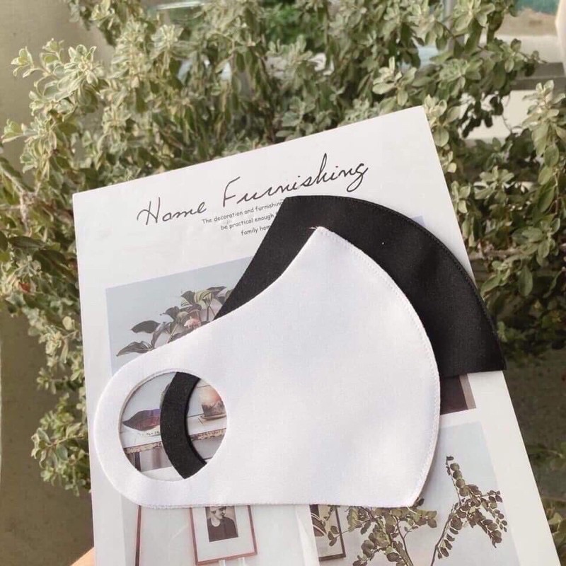 Khẩu trang vải su ôm mặt thon gọn ngăn bụi ngăn giọt bắn hiệu quả tái sử dụng được nhiều lần