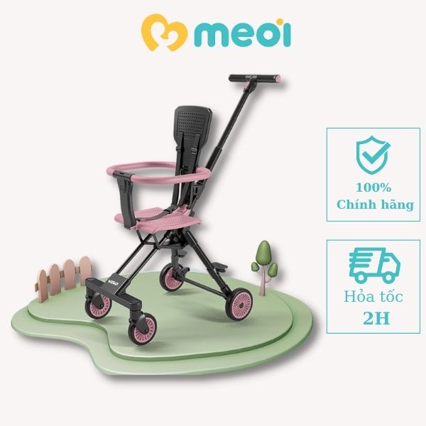 Xe Đẩy Đảo Chiều Gấp Gọn Playkids X1