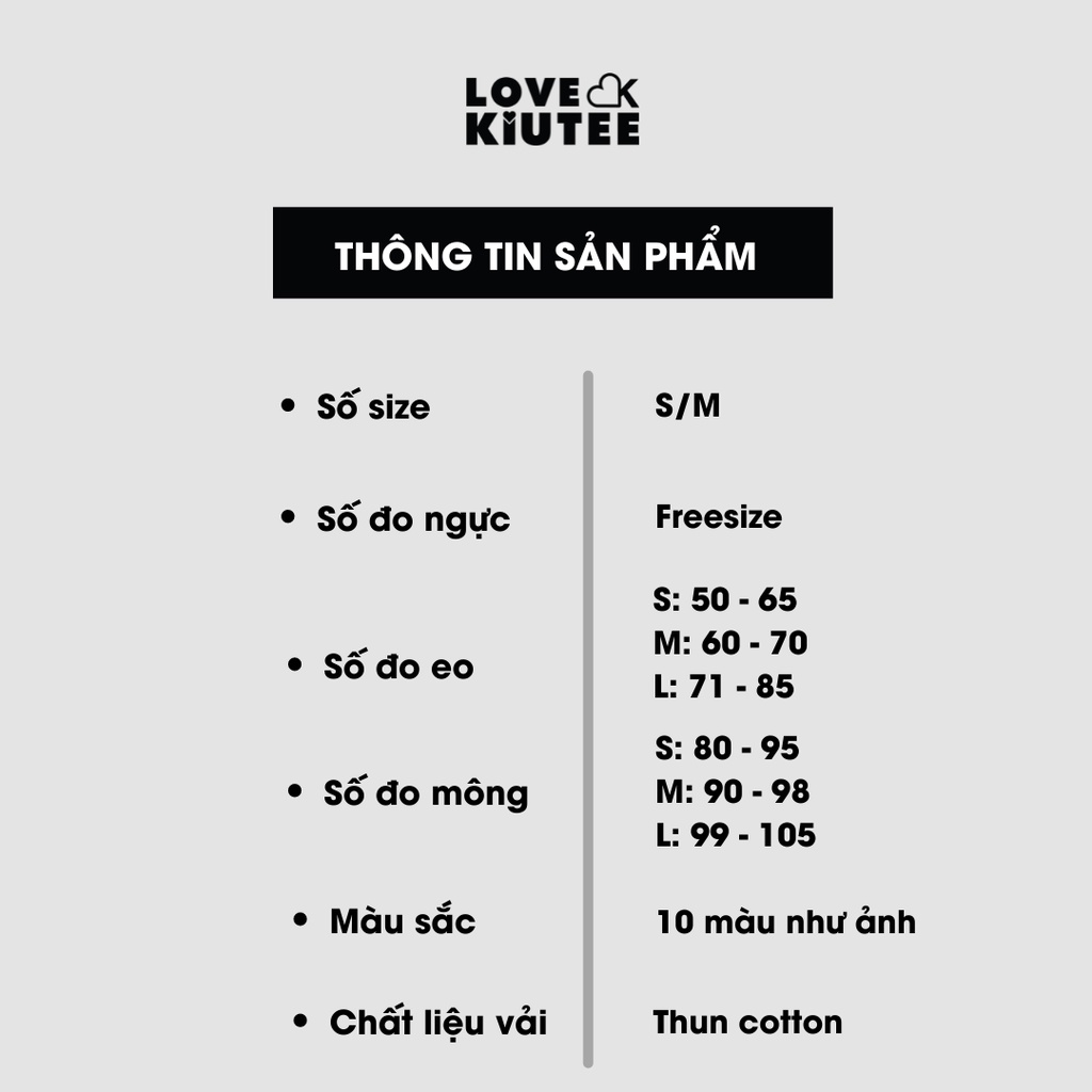Quần Booty Short ngắn viền trắng ôm mông có size từ 40-70kg LOVEKIUTEE