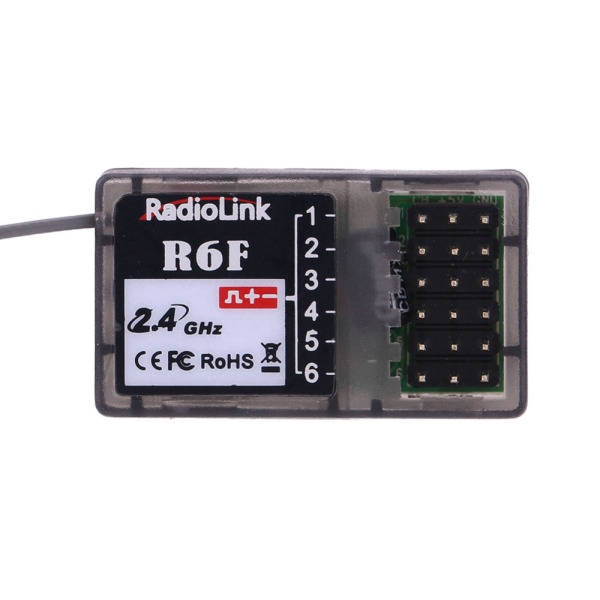Đầu nhận tín hiệu RadioLink R6F 2.4Ghz 6CH 2018 RC cho bộ truyền phát RC6GS RC4GS RC3S RC4G T8FB