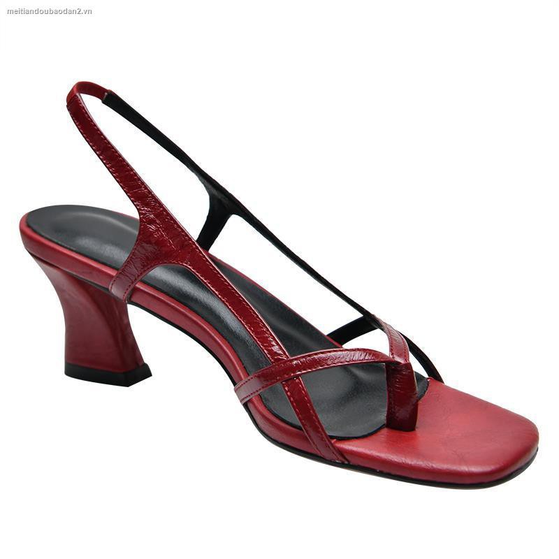 Giày sandal cao gót thời trang mùa hè 2021 dành cho nữ