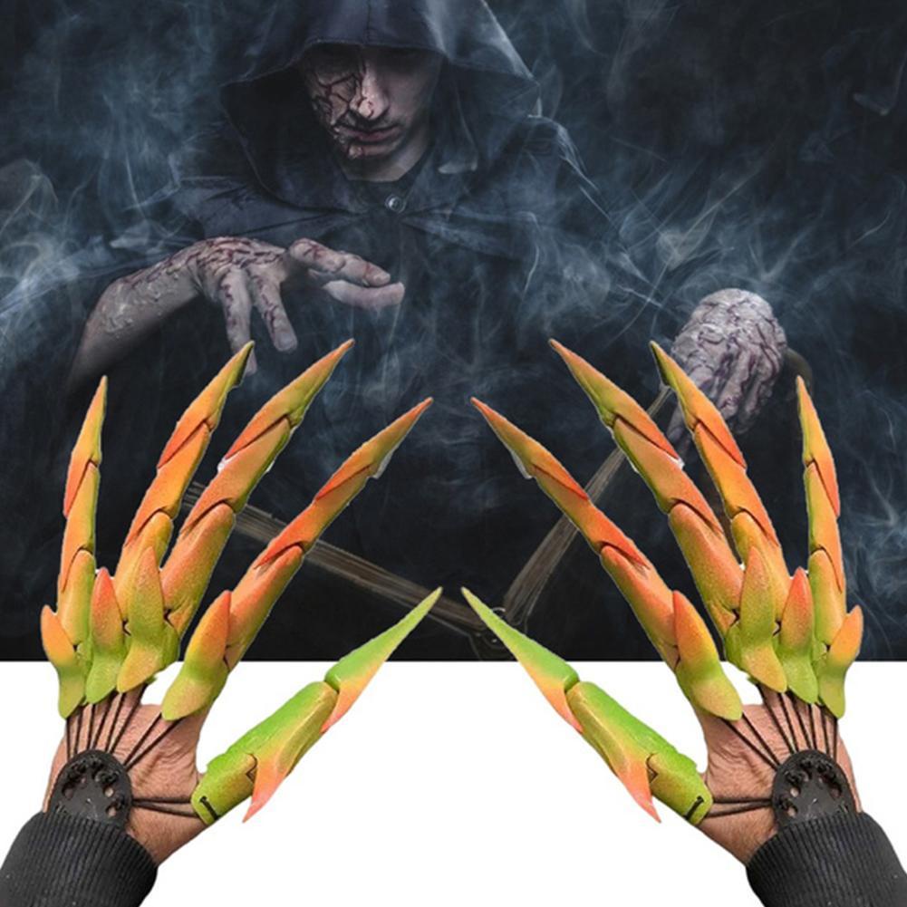Găng tay hình móng vuốt hóa trang halloween C9T1 T1G1 U0B4