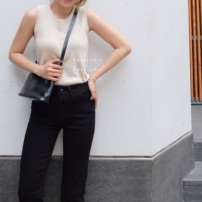 [KAYSTUDIO] ÁO SN DỆT KIM BE - ASNDKB