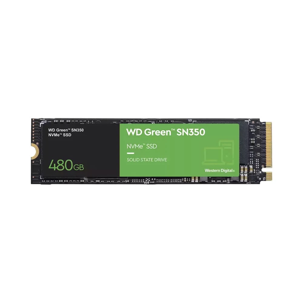 Ổ cứng SSD WD Green SN350 240GB / 480GB M.2 2280, PCIE NVME Gen 3x4 - Bảo hành 36 tháng
