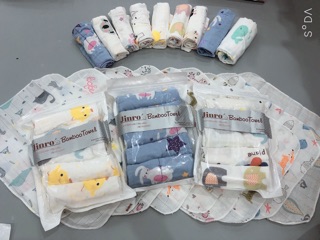 Khăn bambo jinro 30*30