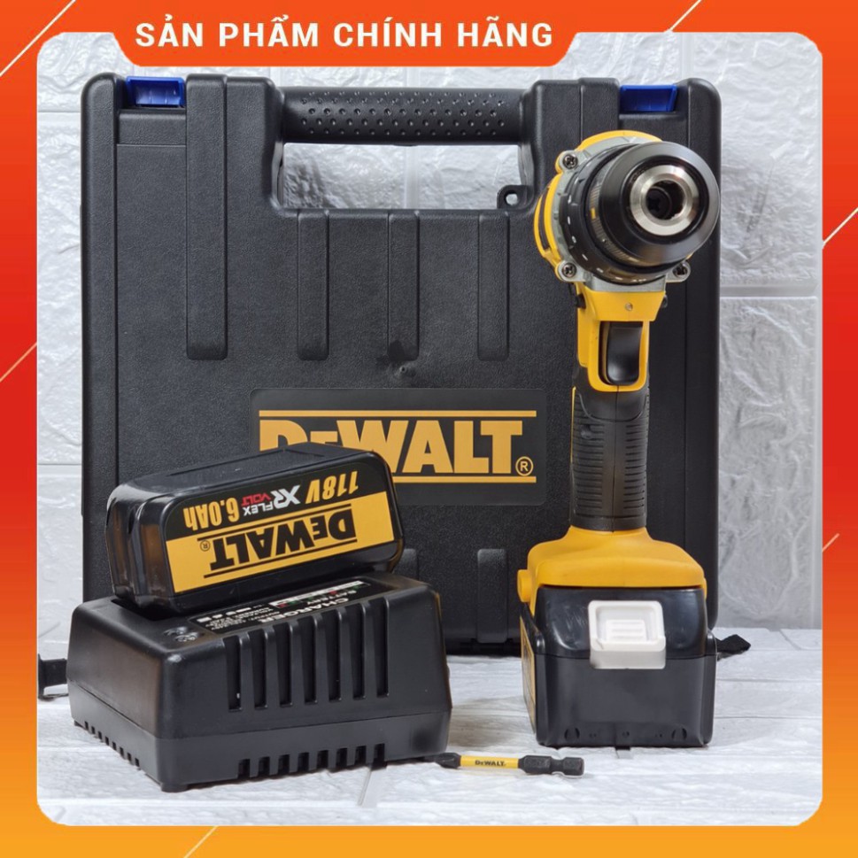 Máy Khoan Pin DEWALT 118V- Khoan Có Búa, Bắt Vít, Siết Bulong .