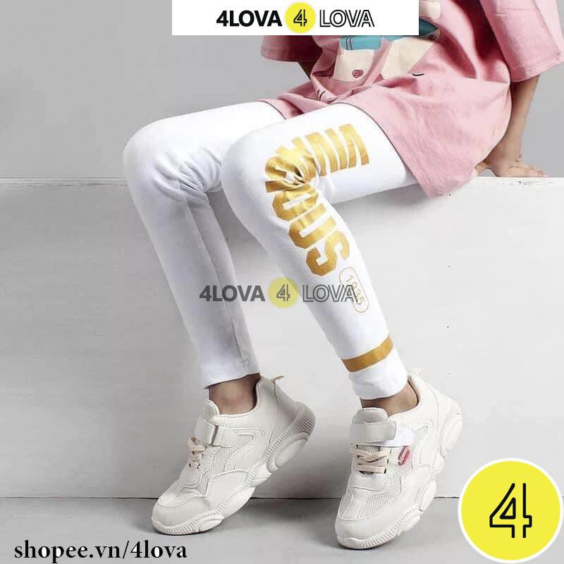 Quần legging nữ 4LOVA vải thun dáng ôm co giãn thoải mái