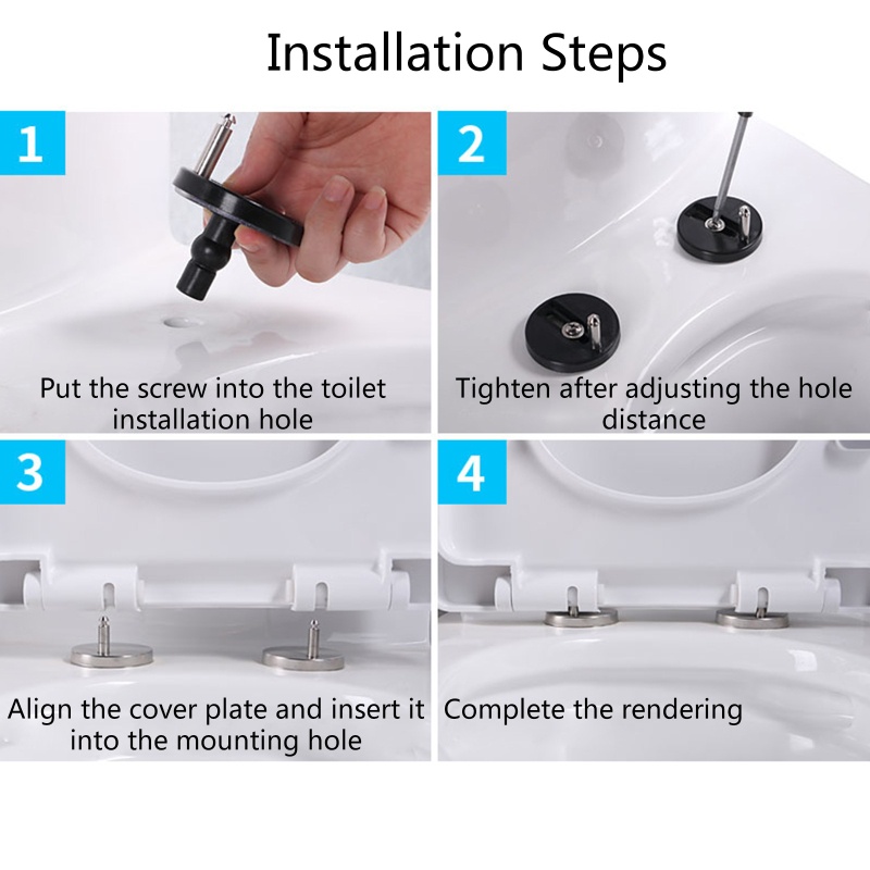 1 Cặp Ốc Vít Cao Su Gắn Bồn Cầu Chuyên Dụng