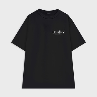 Áo thun oversize basic Lemony v1.0 trắng & đen - LMY3