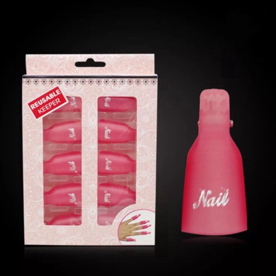 bộ 10 nút nhựa ủ tháo gel móng tay ủ phá gel giá sỉ phụ kiện nail đồ nail giá rẻ hoài út Nail Store - Phụ kiện nail mxbo