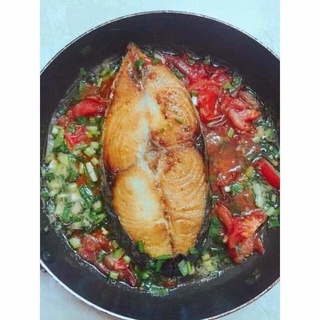 CÁ THU CẮT KHOANH. 1KG