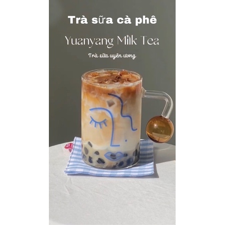 Set Trà Sữa Cà Phê Phúc Long Trà Sữa Uyên Ương Hong Kong 4-5 ly Pha Trà Sữa Tại Nhà cực Ngon