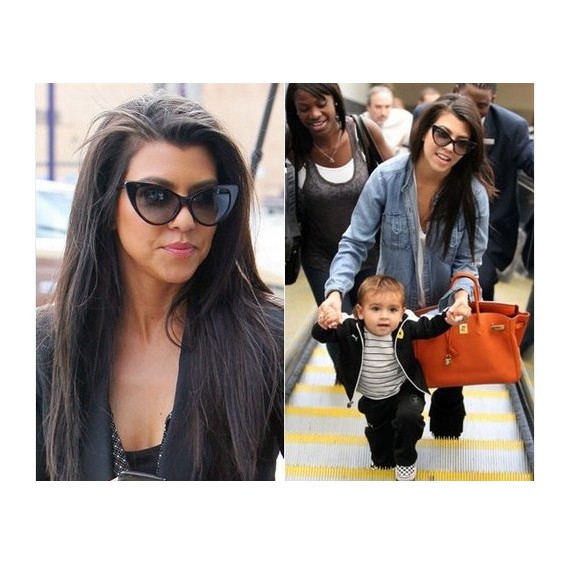 Kính Mát Mắt Mèo Phong Cách Retro Chống Tia Uv Thời Trang Cho Nữ