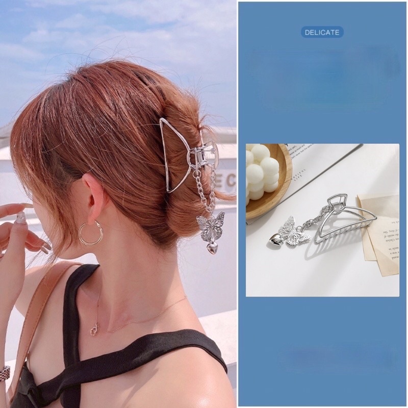 Kẹp Tóc Hàn Quốc Min Kim Loại Phong Cách Thời Trang Trẻ Hot trend