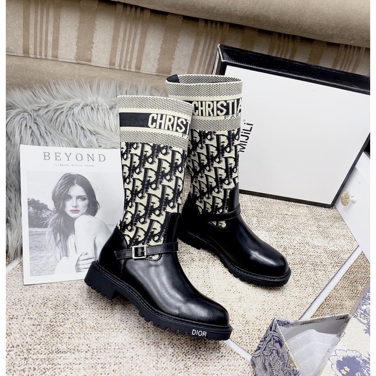 Boot Lửng Dior Thổ Cẩm Full Size 35-39 - By Anh Dinh Phuong