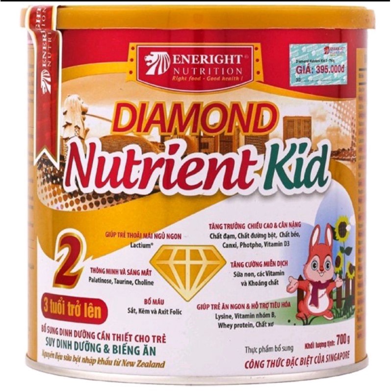 Sữa bột diamond kid 2 800g mẫu mới