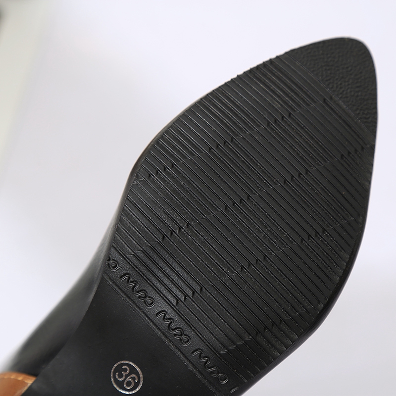 Đôi bốt cao gót khóa kéo mũi nhọn sành điệu cho nữ