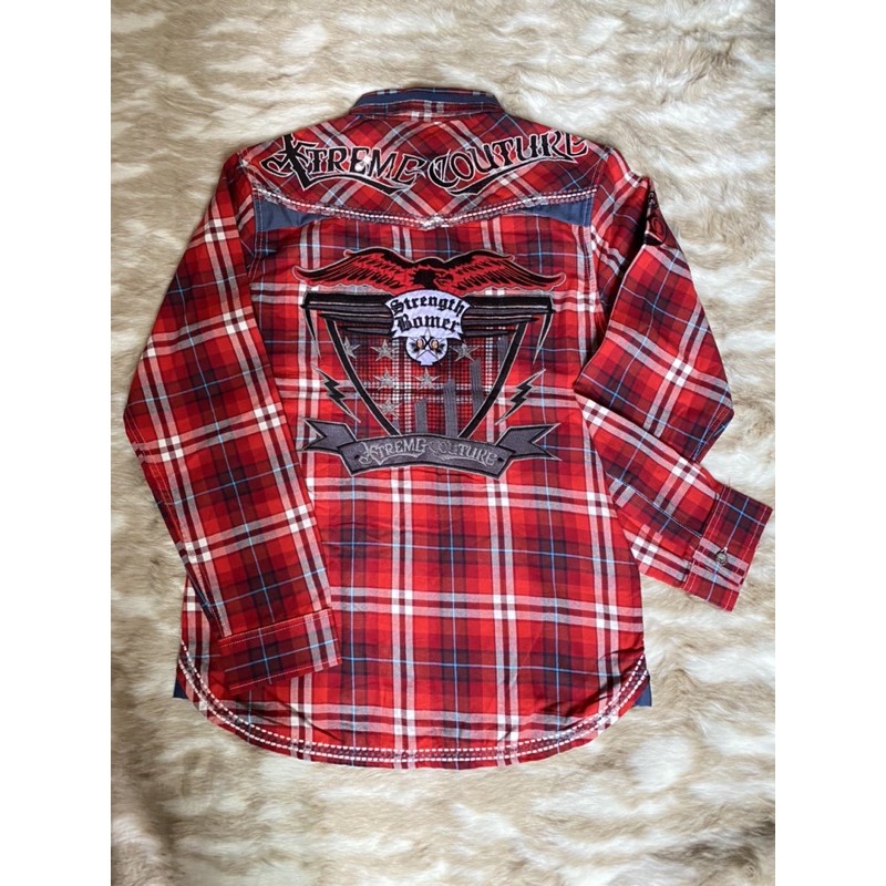[RẼ VÔ ĐỊCH] ÁO SƠ MI ông địa TRUE. Thêu chỉ nổi 100% | BigBuy360 - bigbuy360.vn