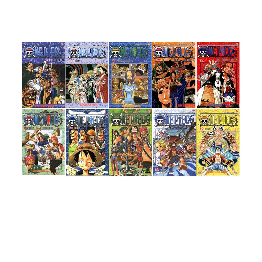 Combo sách - Truyện tranh ONE PIECE Vua hải tặc (Lẻ tùy chọn 10 cuốn) - Tác giả:  Eiichiro Oda