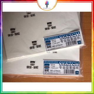 Tập giấy vẽ nước(20 tờ A3) giấy vẽ màu nước Sketbook