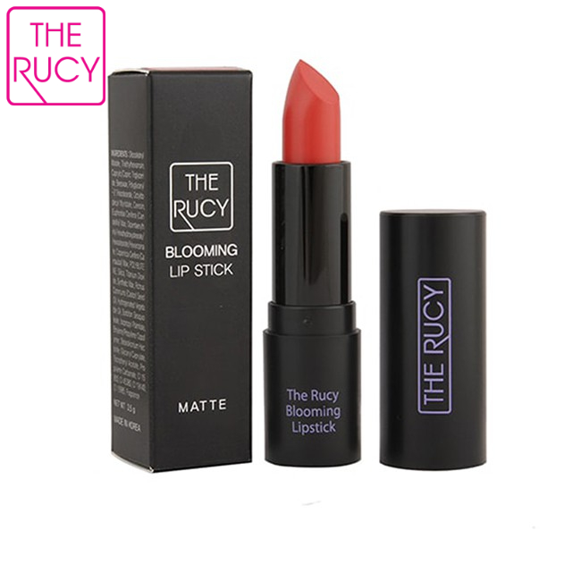 Son Matte bền màu The Rucy Blooming Lipstick 3.5g màu 6 Peach Coral