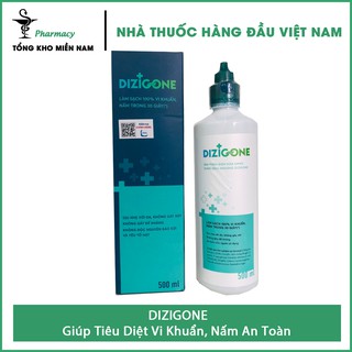 Dung Dịch Sát Khuẩn DIZIGONE - Giúp Tiêu Diệt Vi Khuẩn, Nấm An Toàn – Chai 500ml – Tổng Kho MiềnNam
