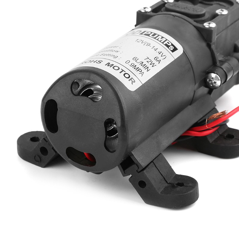 12V 72W High Pressure Micro Diaphragm Water Pump Automatic Switch Smart Type