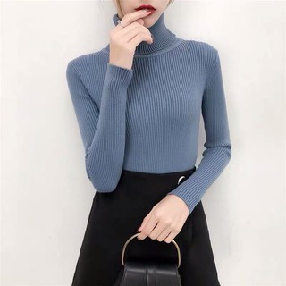 Áo len tăm cổ lọ Quảng Châu