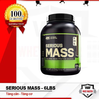 [+ Quà] Sữa Tăng Cân Cho Người Gầy On Optimum Nutrition Serious Mass 6 lbs (2.6 kg) [100% USA]  - Chính hãng