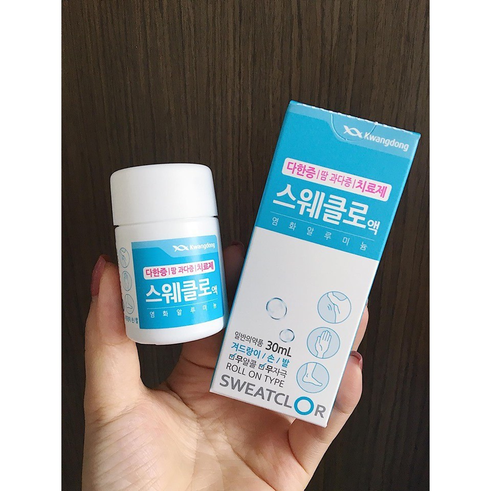 Lăn Khử Mùi Hôi Nách, Hôi Chân Kwangdong Sweatclor 30ml - Hàn Quốc | BigBuy360 - bigbuy360.vn