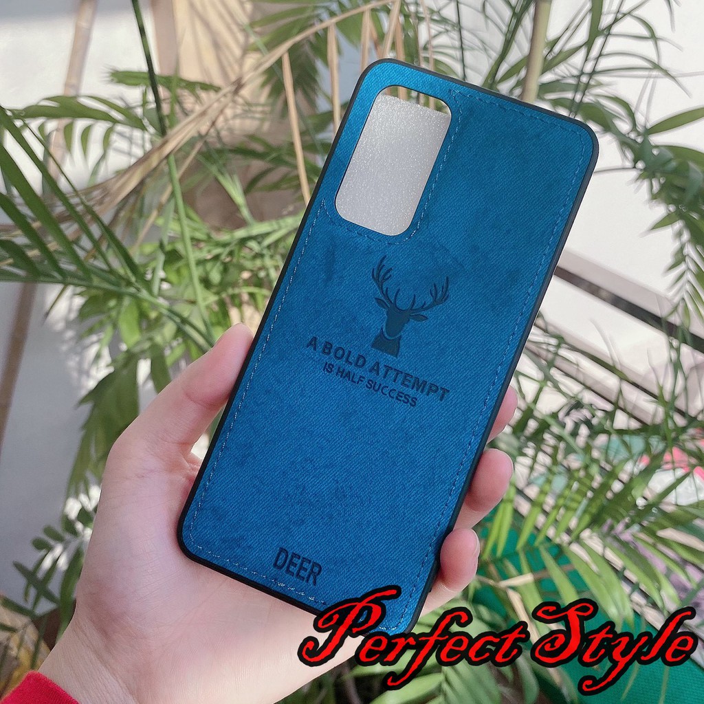 Ốp lưng Vải jean Họa tiết Deer cho Xiaomi mi 10t pro / Mi 10t / K30s