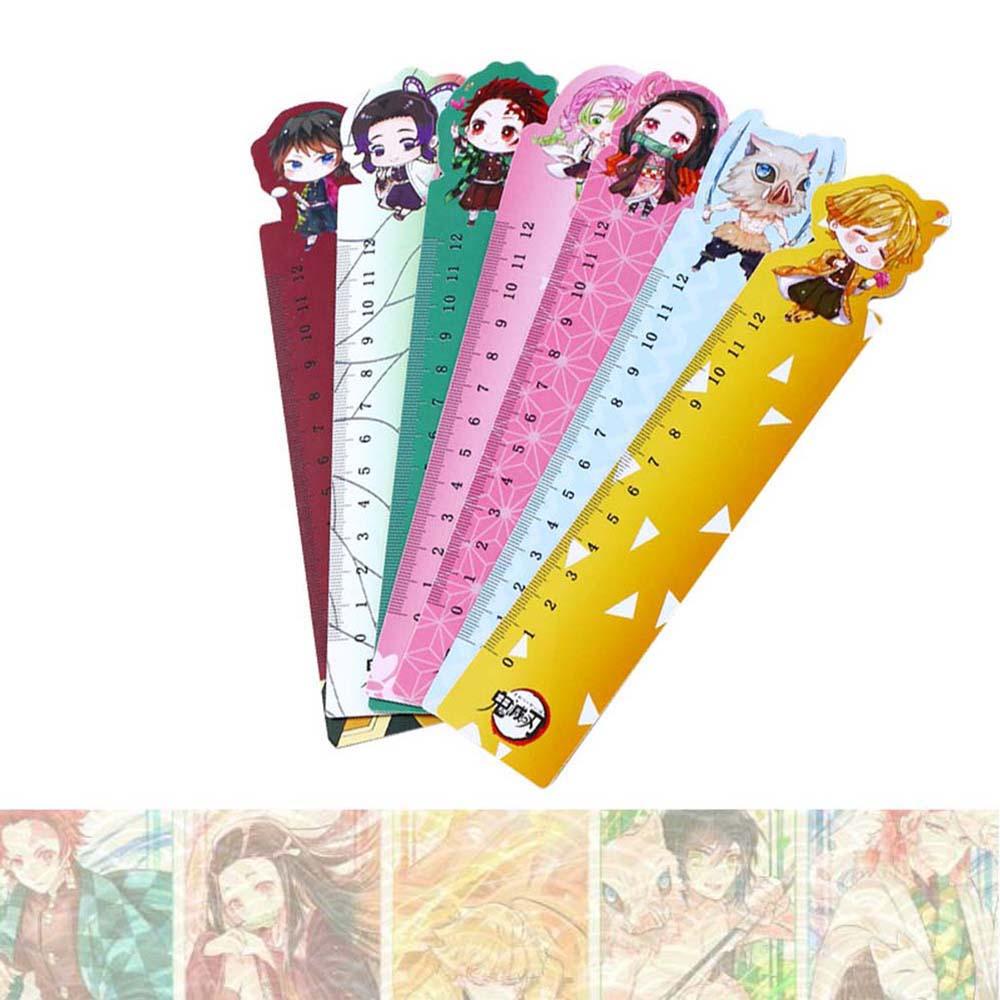 Thước Kẻ Kamado Tanjirou Kimetsu No Yaiba Kamado Nezuko Demon Slayer 15H Cho Học Sinh