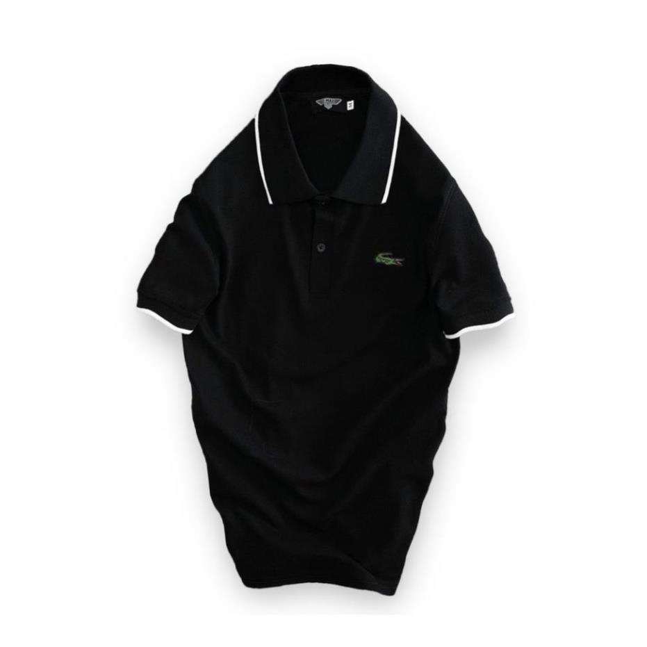 [Kaki.vn] Áo phông nam có cổ polo cộc tay cao cấp Hamino vải thun cotton co giãn màu trắng đen E1 | BigBuy360 - bigbuy360.vn