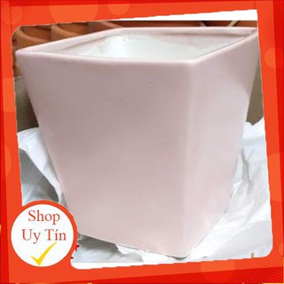Chậu sứ vuông vát lớn🔥 |FREESHIP 🌺 SIÊU XINH | LỖI 1 ĐỔI 1
