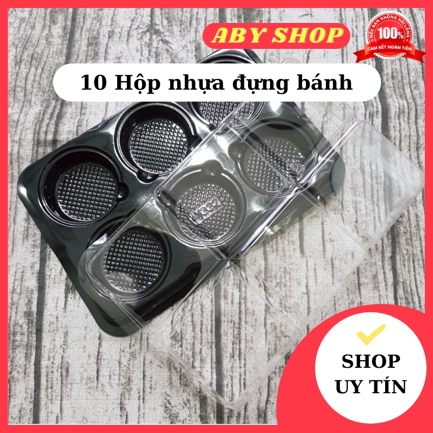 10 Hộp nhựa đựng bánh ⚡ HÀNG CAO CẤP ⚡ hộp nhựa đựng bánh 6 ô FG332 tiện dụng