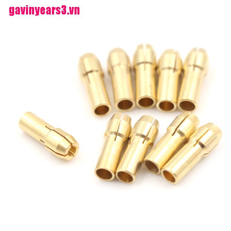 10 Đầu Kẹp Mũi Khoan 4.8mm Đường Kính 0.5mm-3.2mm