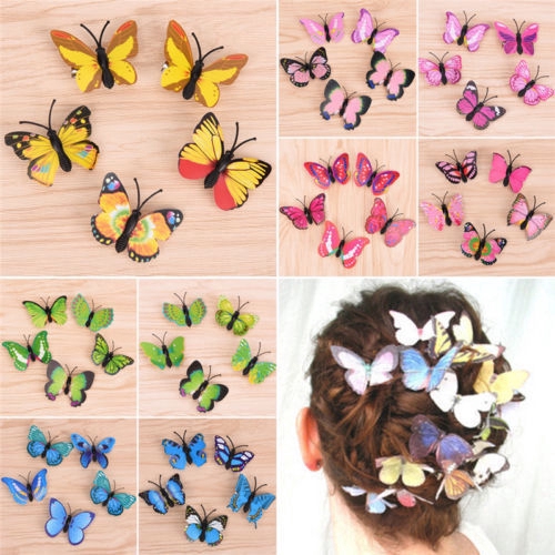 5 chiếc kẹp tóc hình bướm cho cô dâu